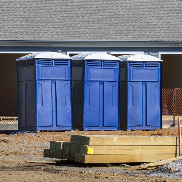 are there any restrictions on what items can be disposed of in the portable toilets in Galt